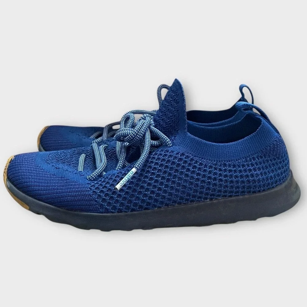 Native Shoes‎ AP Mercury Navy Liteknit Lace Up Sneakers Unisex Youth 4.5 Outdoor